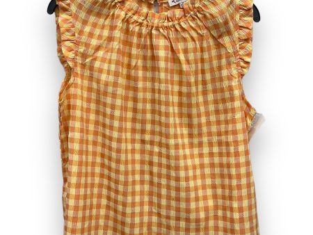 Plaid Pattern Top Sleeveless Nanette By Nanette Lepore, Size M Online now