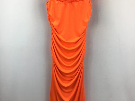 Orange Dress Casual Maxi Clothes Mentor, Size S Discount