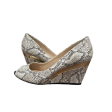 Snakeskin Print Shoes Heels Wedge By Vince Camuto, Size: 8 Cheap