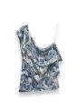 Blue & White Top Sleeveless White House Black Market, Size S Online Sale