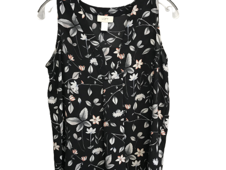 Floral Print Top Sleeveless By Loft, Size: S Online Sale