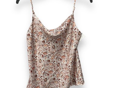 Floral Print Top Sleeveless Loft, Size Xs For Cheap