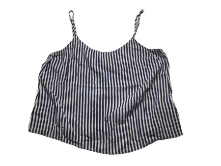 Blue & White Top Sleeveless Divided, Size S Cheap