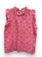 Pink Top Sleeveless Adiva, Size M Supply