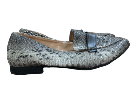 Snakeskin Print Shoes Flats By Just Fab, Size: 11 Online Sale