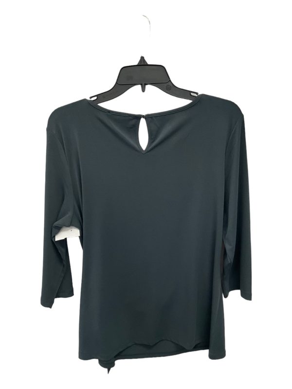 Grey Top 3 4 Sleeve Premise, Size L Online now