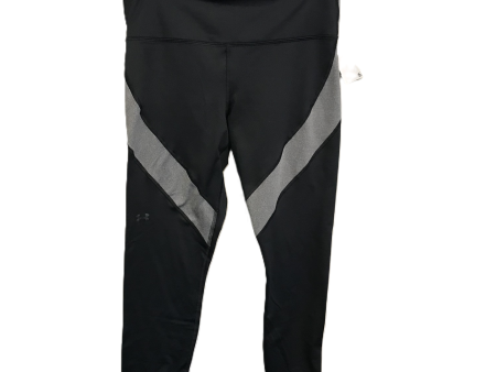 Black Athletic Leggings By Under Armour, Size: L Online now