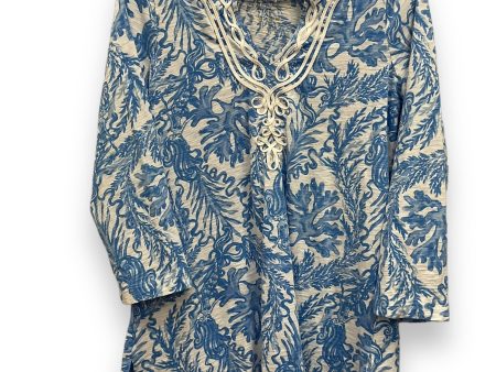 Blue Top Long Sleeve Lilly Pulitzer, Size S Supply