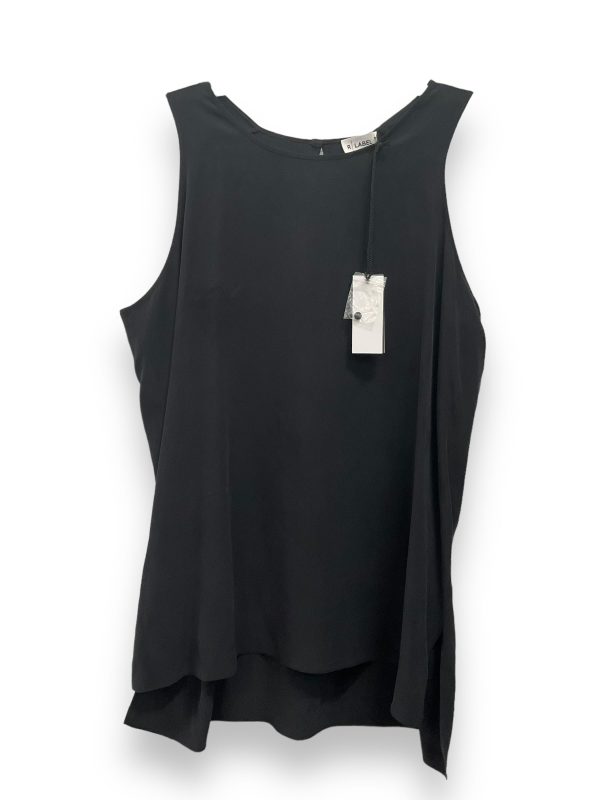 Black Top Sleeveless Cma, Size Xl on Sale