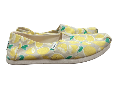 Yellow Shoes Flats By Toms, Size: 7 Fashion