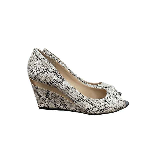 Snakeskin Print Shoes Heels Wedge By Vince Camuto, Size: 8 Cheap