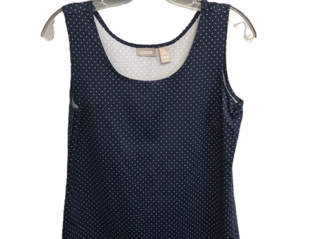 Polkadot Pattern Top Sleeveless By Chicos, Size: M on Sale