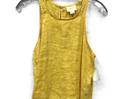 Yellow Top Sleeveless By Maeve, Size: Xs Supply