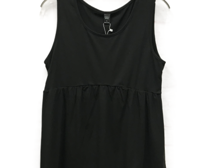 Black Top Sleeveless By emery rose, Size: L Cheap