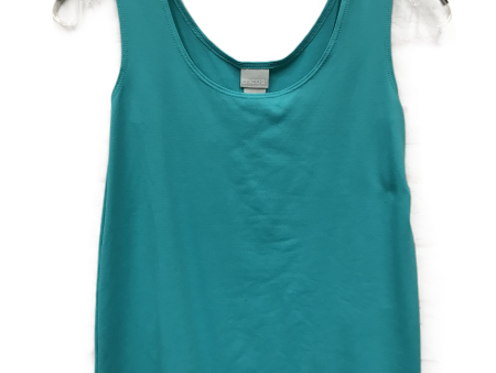 Green Top Sleeveless By Chicos, Size: S For Discount