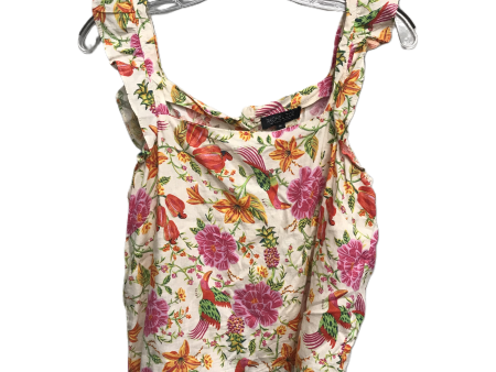 Floral Print Top Sleeveless By Rachel Zoe, Size: M For Sale