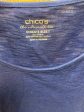 Blue Top Sleeveless Basic By Chicos, Size: M Cheap