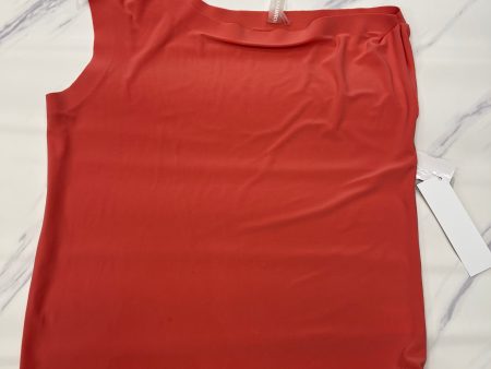 Coral Top Sleeveless Designer Norma Kamali, Size S For Sale