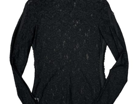 Black Top Long Sleeve Bcbgmaxazria, Size S Sale