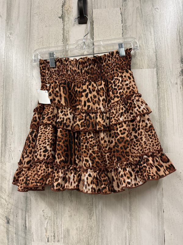 Animal Print Skirt Mini & Short Altard State, Size M Supply