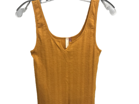 Gold Top Sleeveless By Pilcro, Size: S Cheap