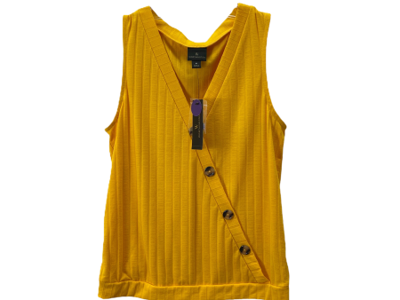 Yellow Top Sleeveless By Worthington, Size: S For Cheap