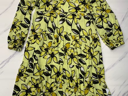 Yellow Dress Casual Midi Maeve, Size Xs For Cheap