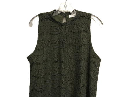 Green Top Sleeveless By New York And Co, Size: L Online Hot Sale