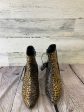 Animal Print Boots Ankle Heels Clothes Mentor, Size 7 For Cheap