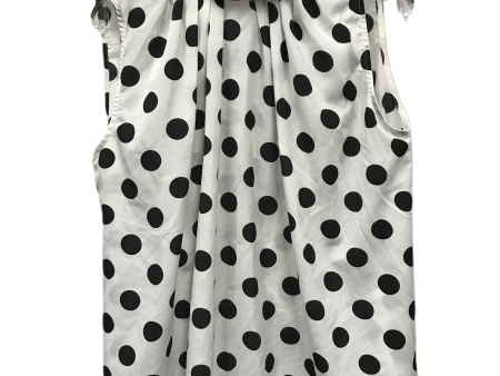 Black Top Sleeveless By polka dot , Size: 3x Online now