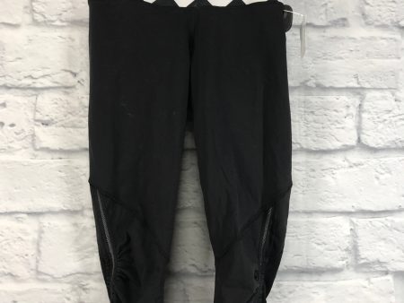 Black & White Athletic Capris Lululemon, Size Xs on Sale