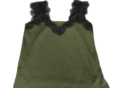 Green Top Sleeveless Clothes Mentor, Size M For Sale