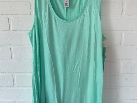 Green Top Sleeveless Basic White House Black Market, Size M For Sale