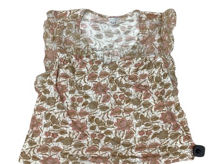 Cream Top Sleeveless Lucky Brand, Size 1x For Sale