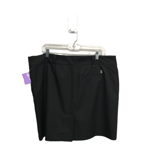 Black Athletic Skort By Izod, Size: Xl Cheap