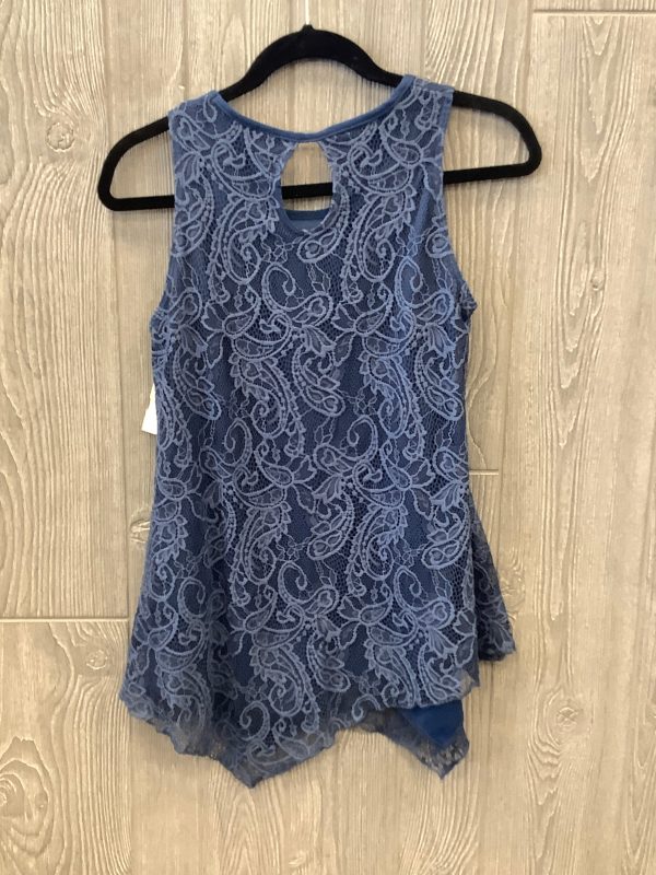 Blue Top Sleeveless Clothes Mentor, Size S Fashion