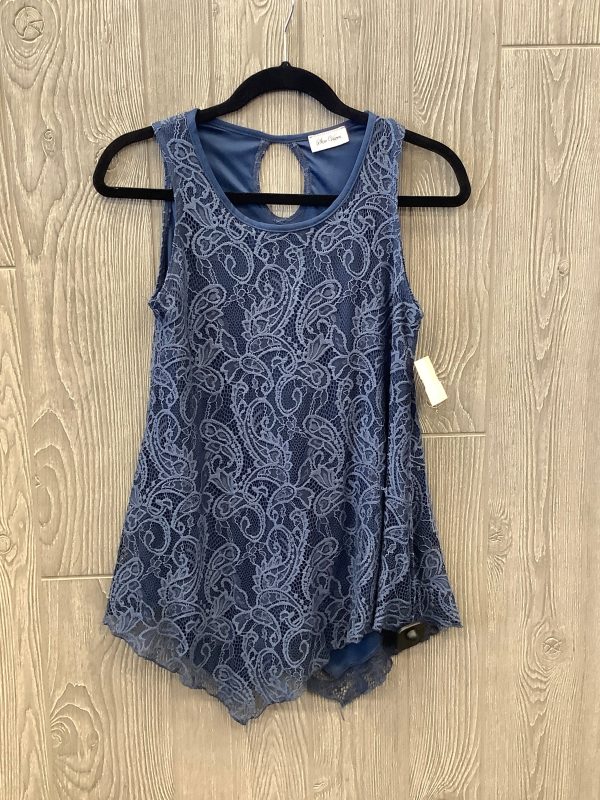 Blue Top Sleeveless Clothes Mentor, Size S Fashion