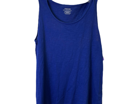 Blue Top Sleeveless Basic By Chicos, Size: M Cheap