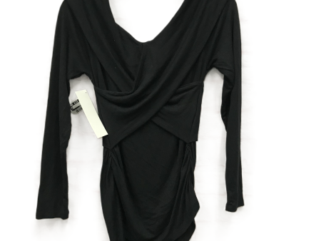 Black Top Long Sleeve By Ingrid & Isabel, Size: S Cheap