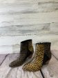 Animal Print Boots Ankle Heels Clothes Mentor, Size 7 For Cheap