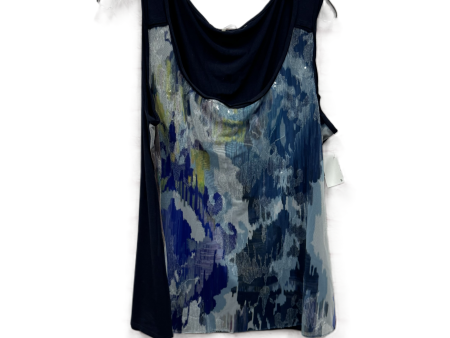 Blue Top Sleeveless By Elie Tahari, Size: Xl Online Hot Sale