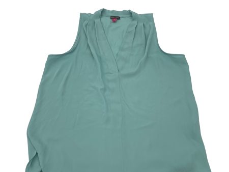 AQUA BLOUSE SLEEVELESS by VINCE CAMUTO Size:L Discount