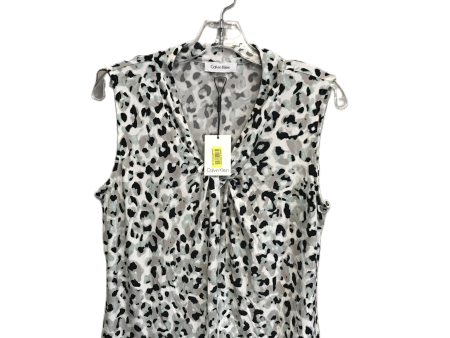 Animal Print Top Sleeveless By Calvin Klein, Size: M Supply