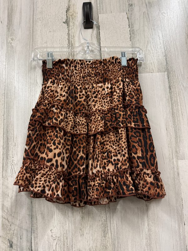 Animal Print Skirt Mini & Short Altard State, Size M Supply