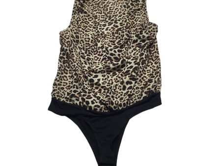 Animal Print Bodysuit Clothes Mentor, Size M Online now