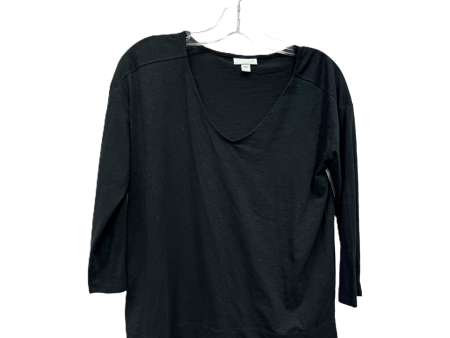 Black Top 3 4 Sleeve Basic By J. Jill, Size: S on Sale