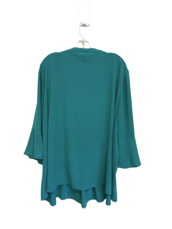 Teal Top Long Sleeve By Catherines, Size: 3x on Sale