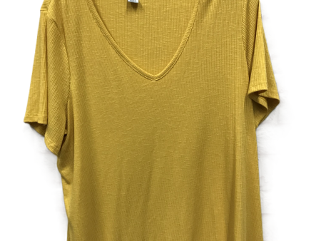 Yellow Top Short Sleeve By Old Navy, Size: Xl Online