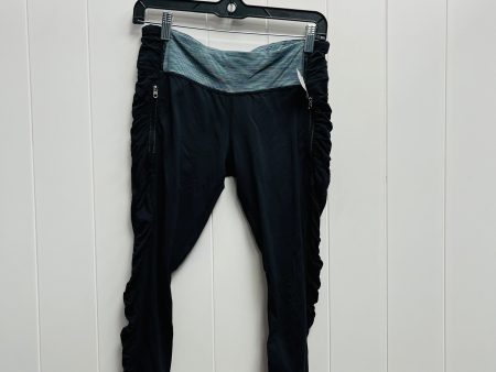 Black & Blue Athletic Capris Lululemon, Size 6 For Sale