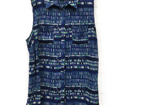 Blue Top Sleeveless By Apt 9, Size: 2x Supply